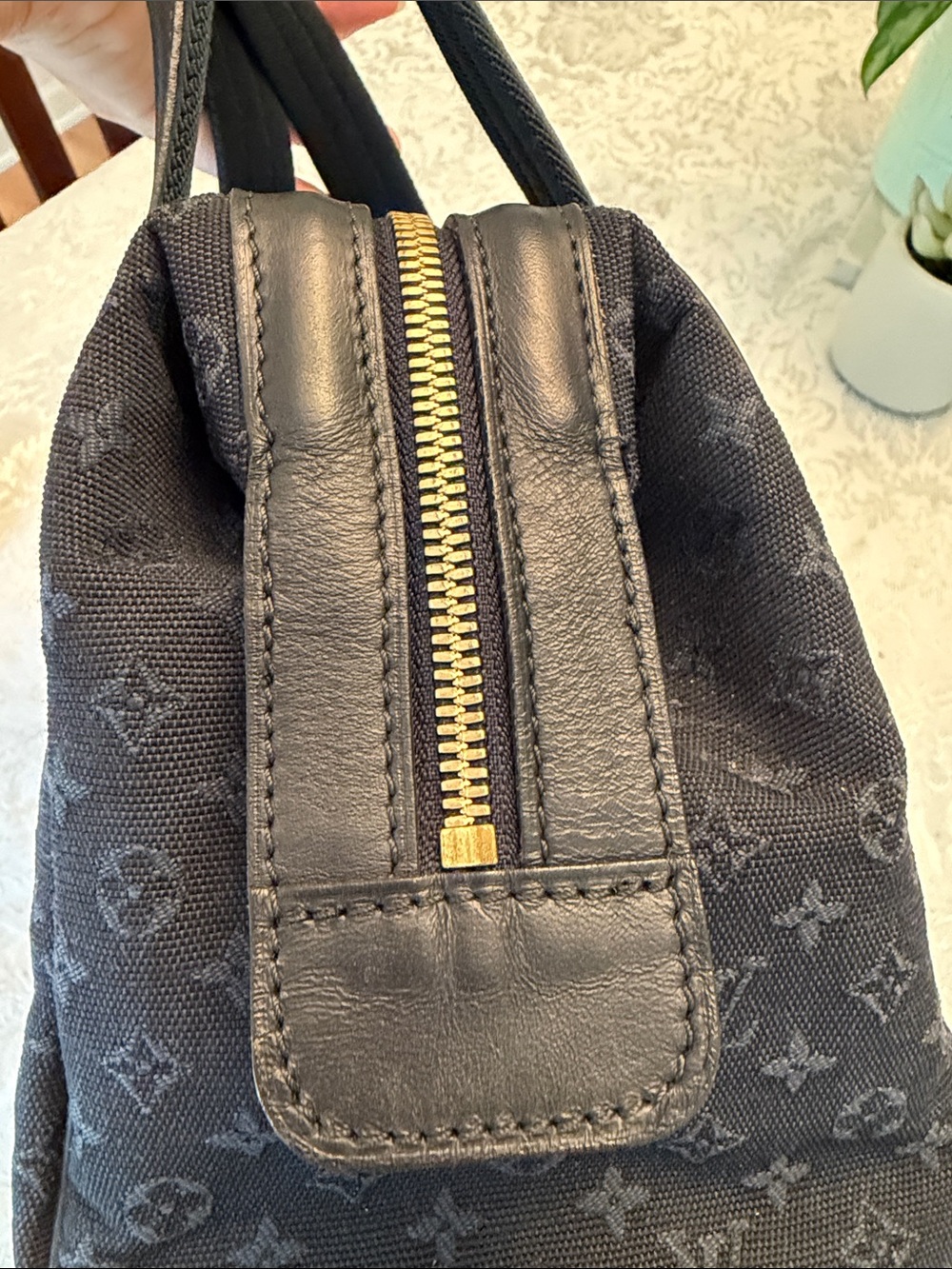 Louis Vuitton Josephine Mini Lin Sachel - Picture 12 of 15